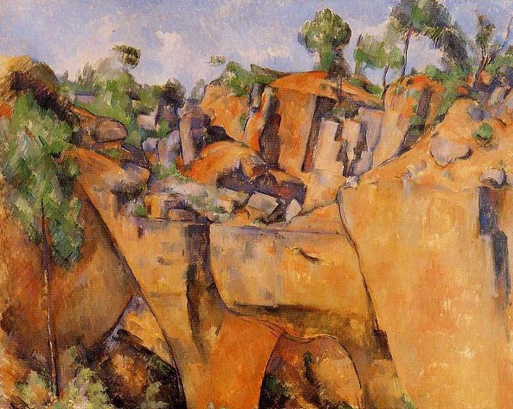 Paul Cezanne The Bibemus Quarry